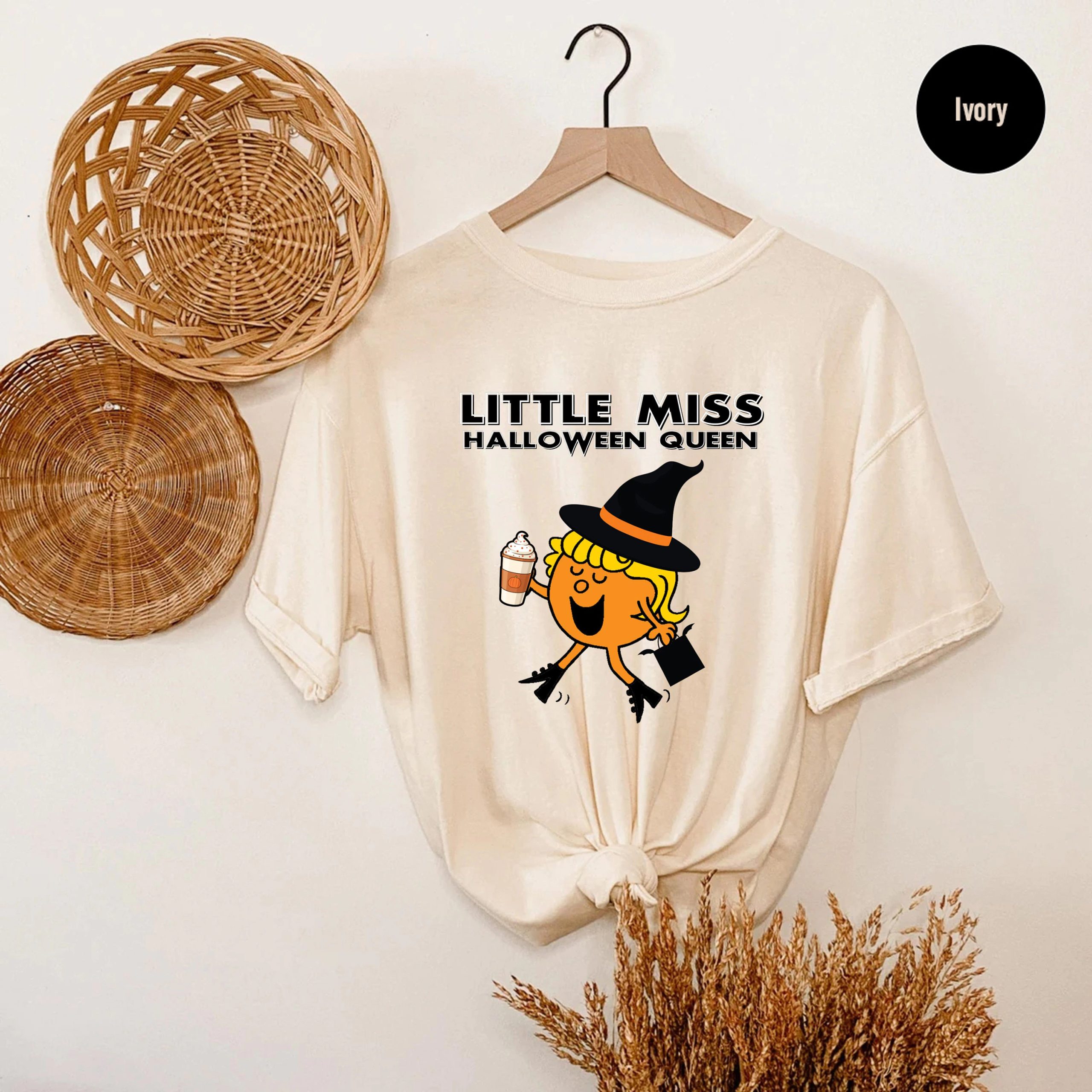 Retro Little Miss Halloween Queen Unisex T-Shirt Retro Little Miss Halloween Queen Unisex T-Shirt