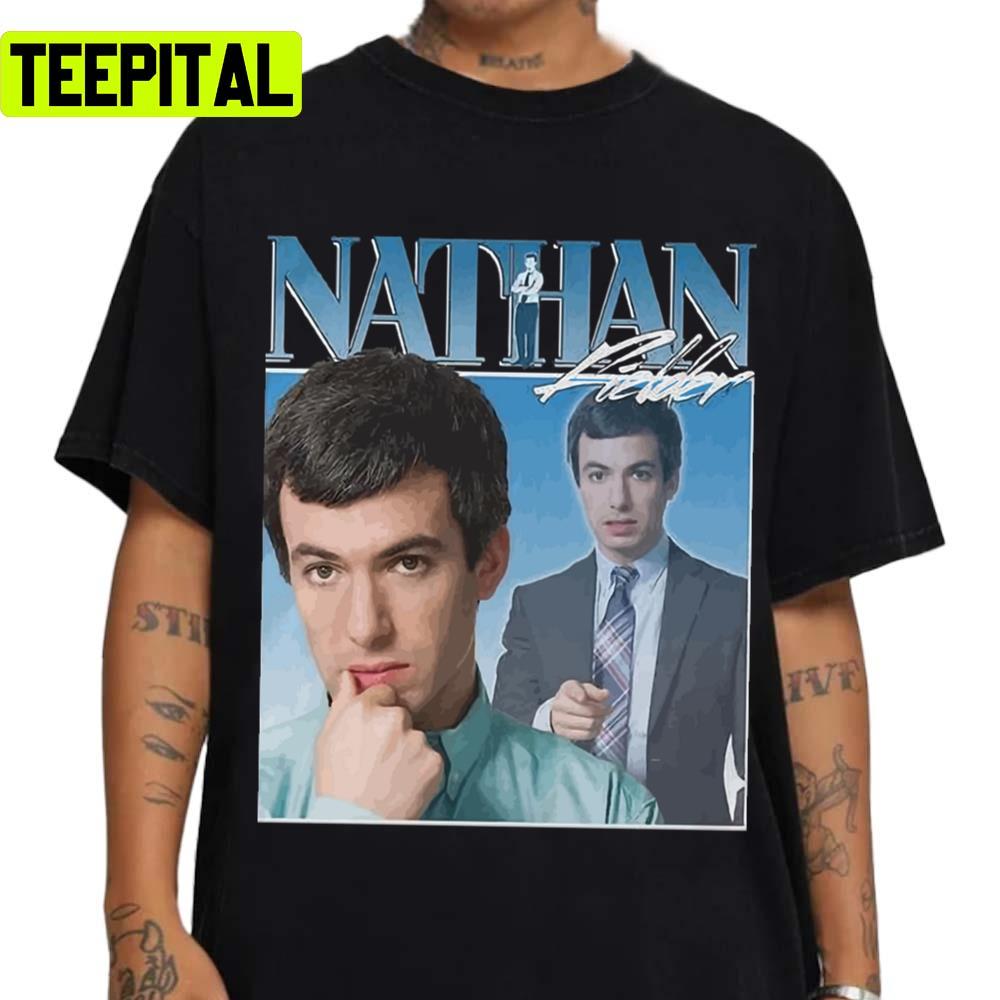 Retro Portrait 90s Nathan Fielder Unsex T-Shirt Retro Portrait 90s Nathan Fielder Unsex T-Shirt