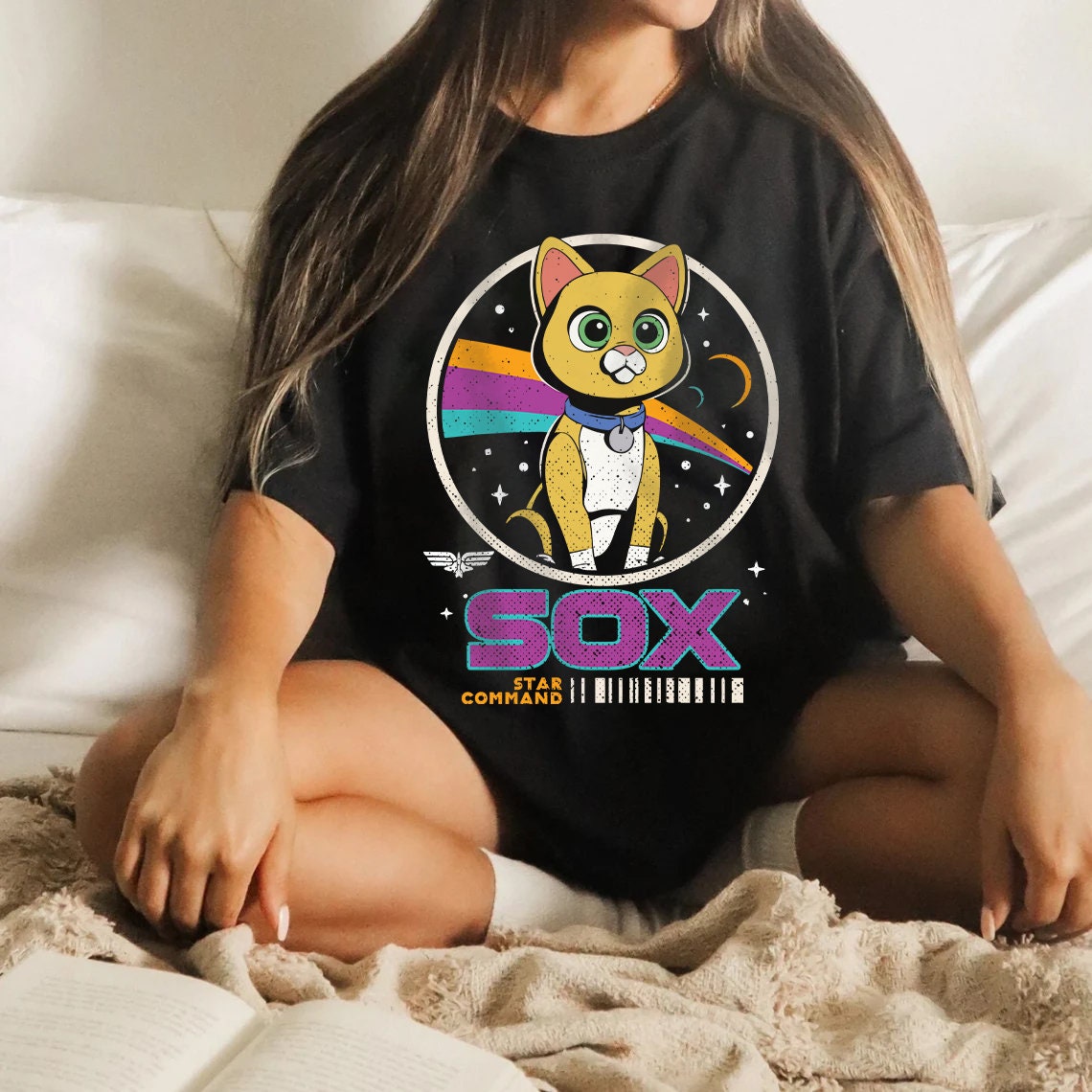 Retro Sox Cat Star Command Buzz Lightyear 2022 Sox Cat Lightyear Movie Unisex T-Shirt Retro Sox Cat Star Command Buzz Lightyear 2022 Sox Cat Lightyear Movie Unisex T-Shirt