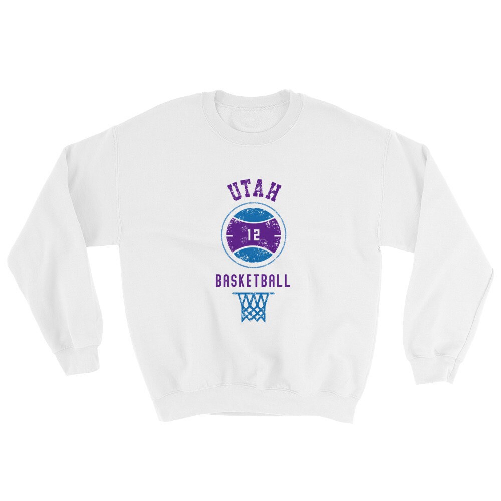 Retro Utah Basketball Unisex Sweatshirt Retro Utah Basketball Unisex Sweatshirt