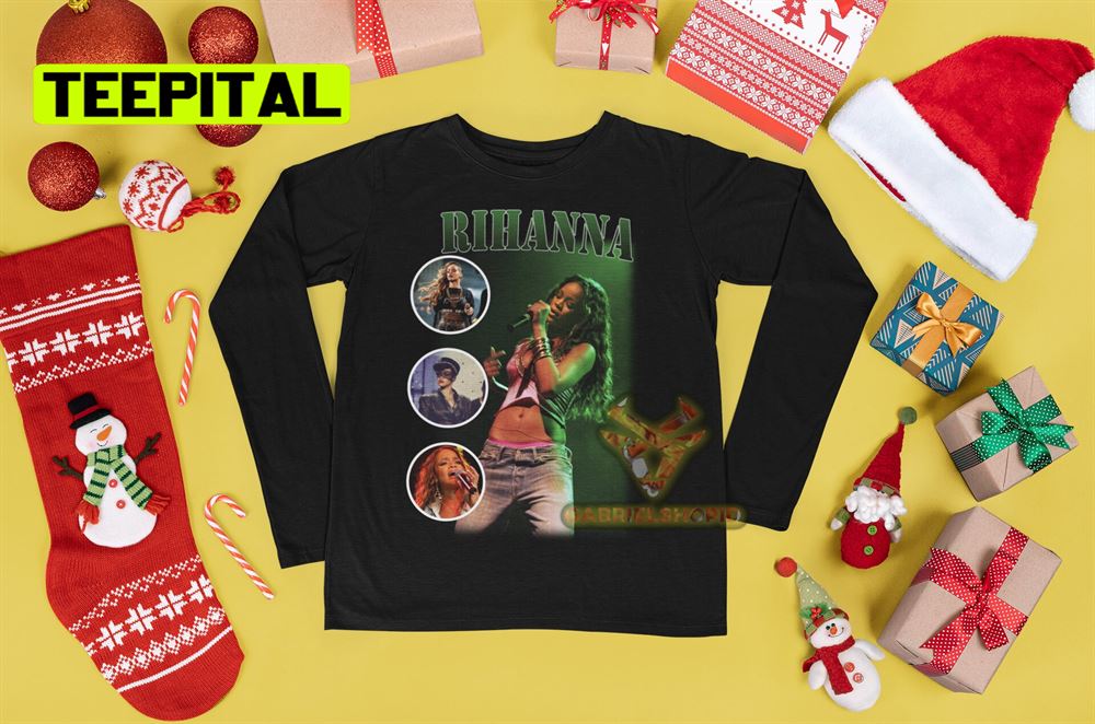 Rihanna Vintage Retro 80's 90's Unisex Sweatshirt Rihanna Vintage Retro 80's 90's Unisex Sweatshirt