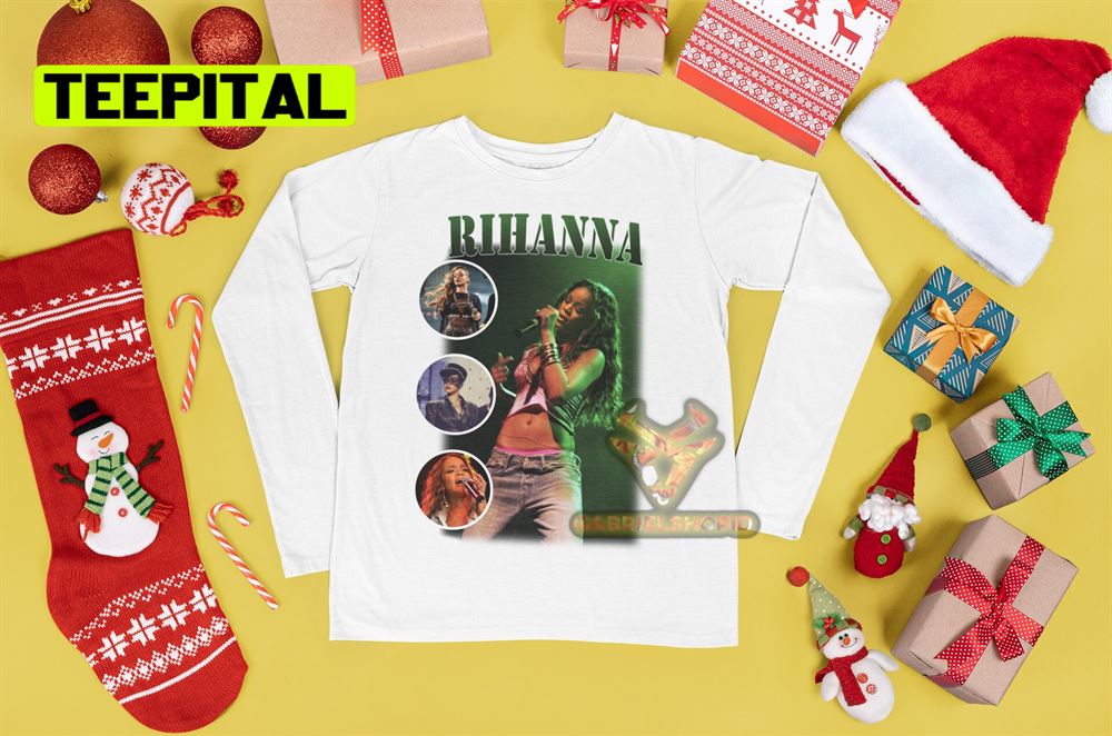 Rihanna Vintage Retro 80's 90's Unisex Sweatshirt Rihanna Vintage Retro 80's 90's Unisex Sweatshirt