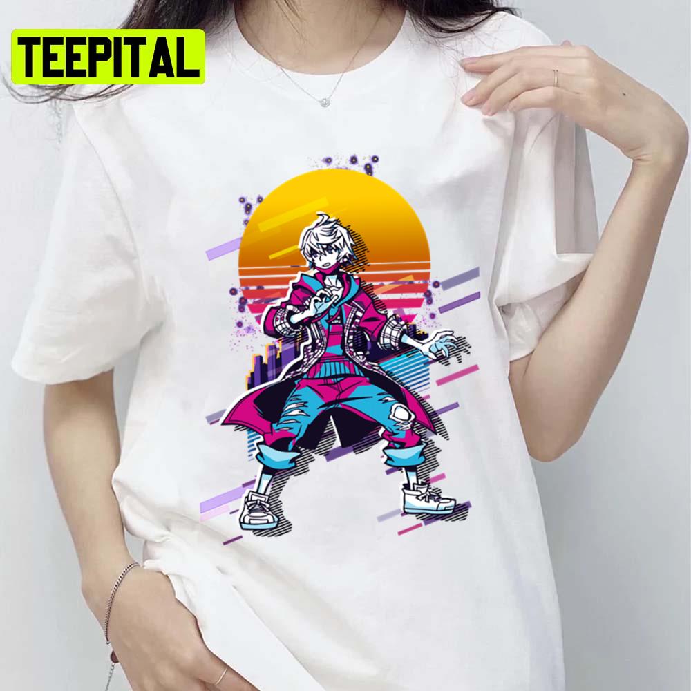Rindo Twewy 80s Retro The World Ends With You Unisex T-Shirt Rindo Twewy 80s Retro The World Ends With You Unisex T-Shirt