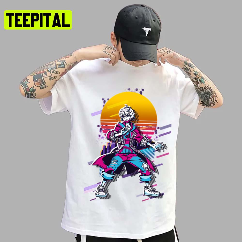 Rindo Twewy 80s Retro The World Ends With You Unisex T-Shirt Rindo Twewy 80s Retro The World Ends With You Unisex T-Shirt