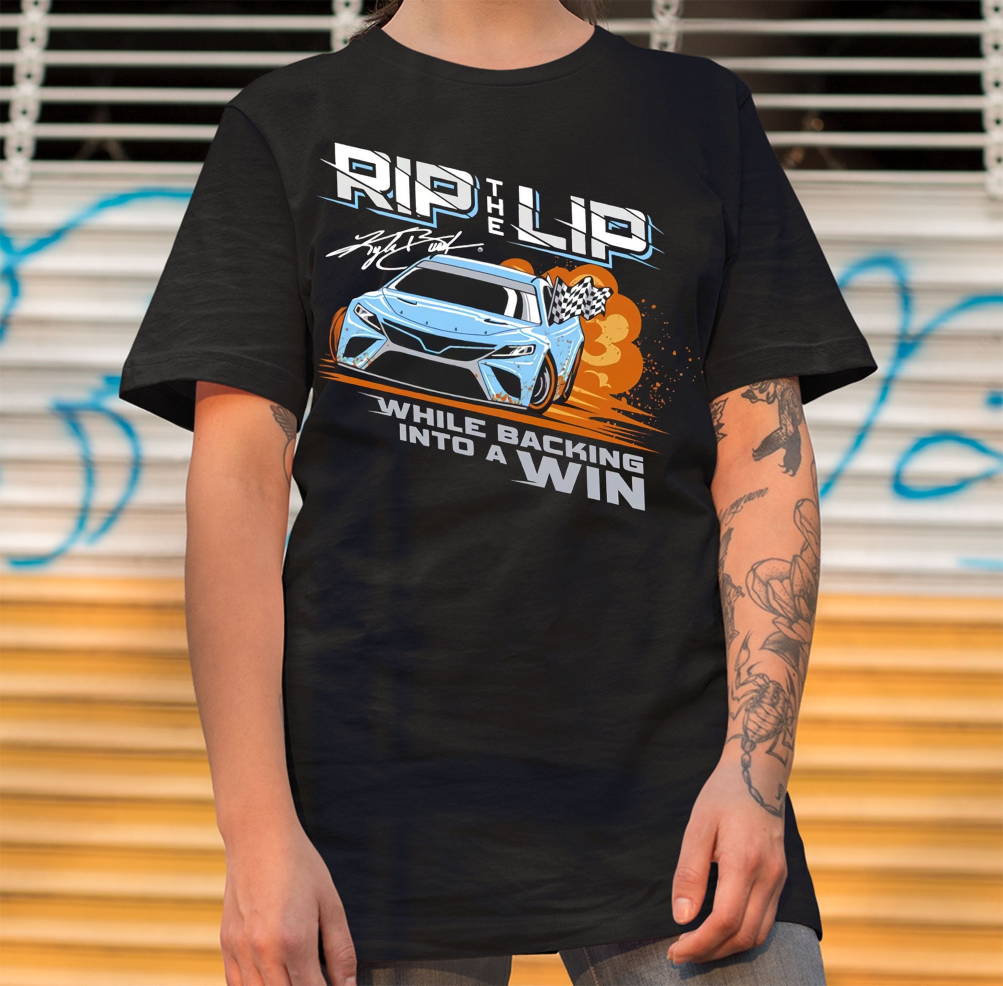 Rip The Lip While Backing Into A Bristol Dirt Win Speedway Chase Racing Shirt Rip The Lip While Backing Into A Bristol Dirt Win Speedway Chase Racing Shirt