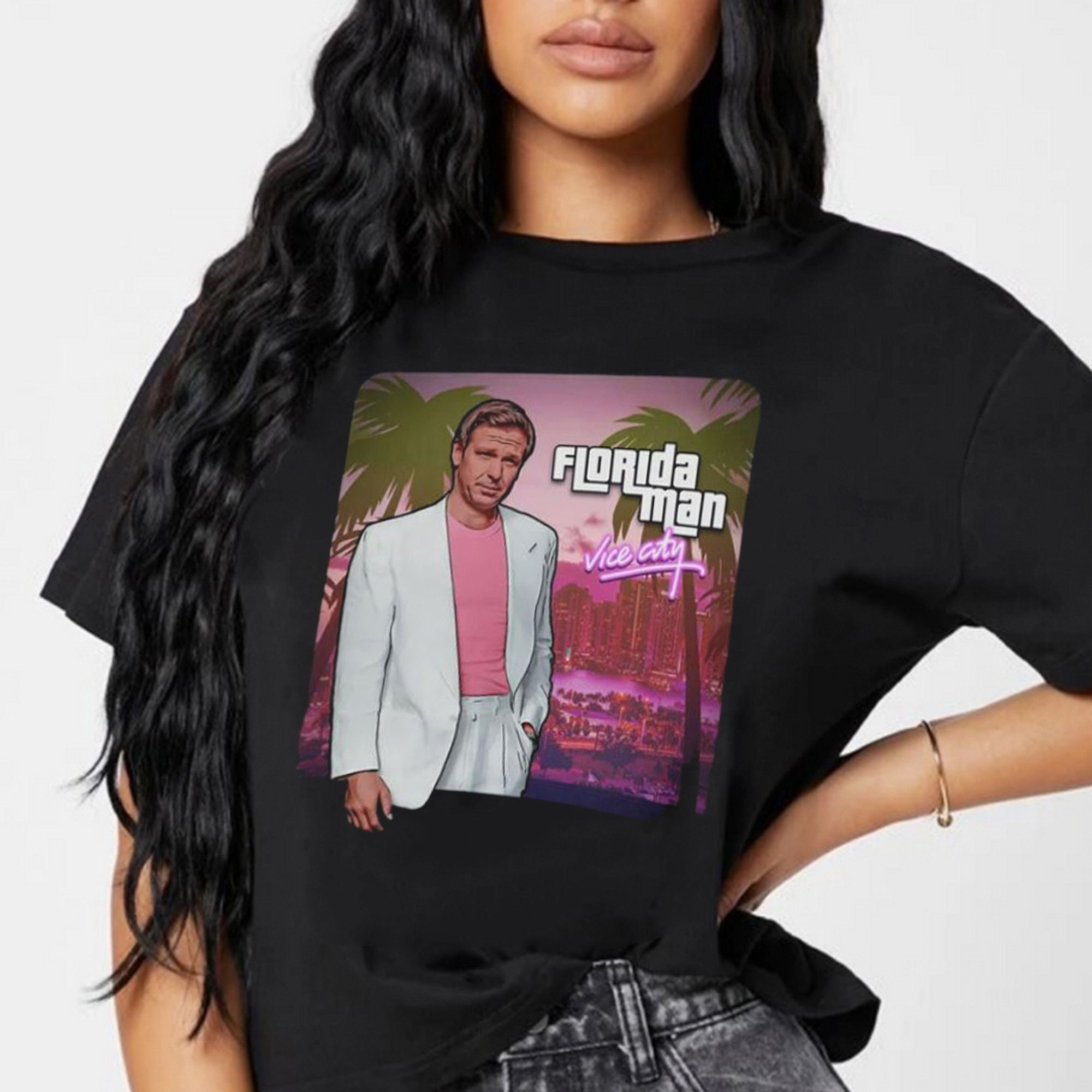 Ron Desantis Florida Man Vice City Unisex T-Shirt Ron Desantis Florida Man Vice City Unisex T-Shirt