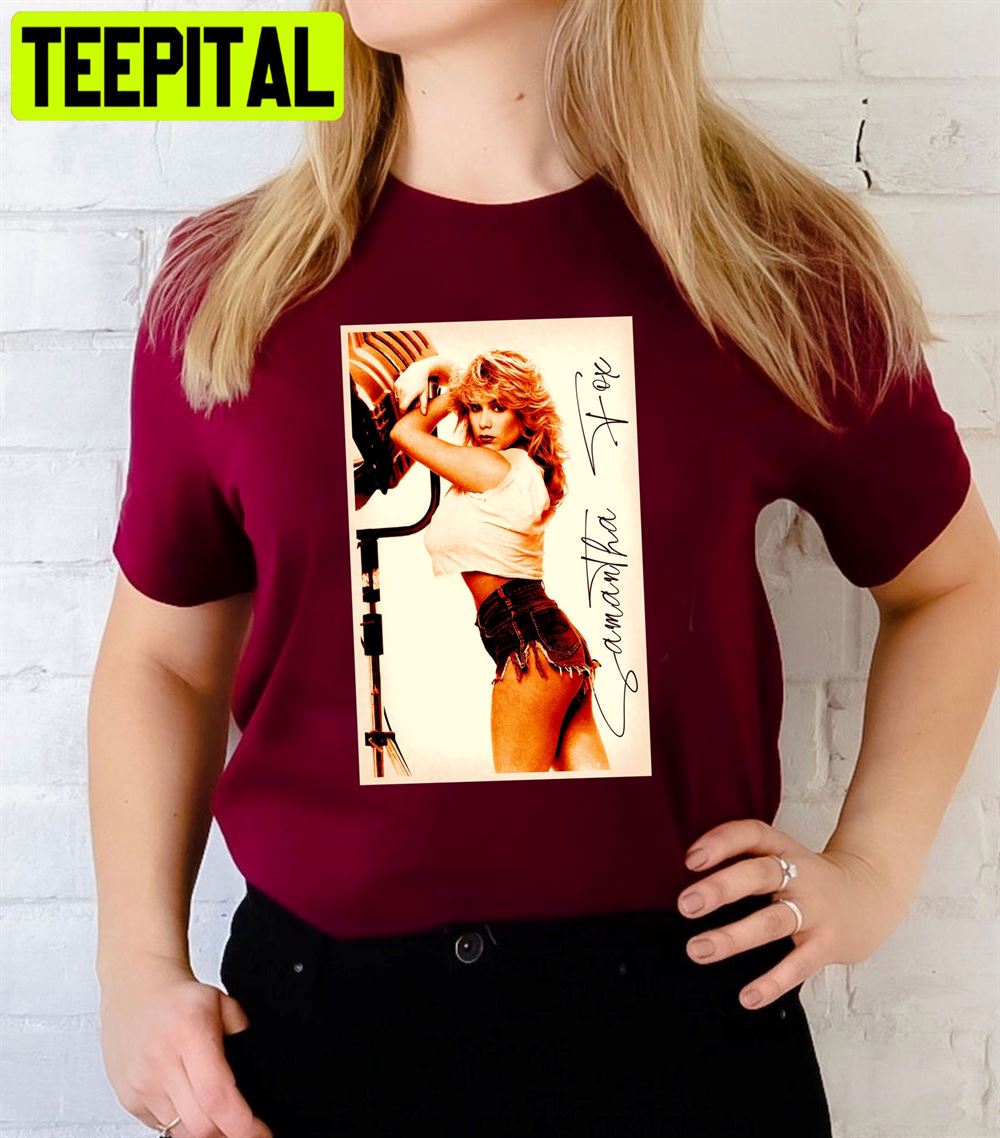 Samantha Fox Vintage Unisex T-Shirt Samantha Fox Vintage Unisex T-Shirt