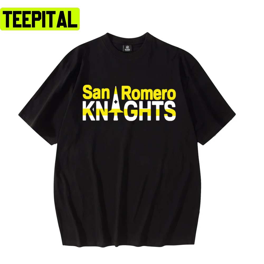 San Romero Knights Lollipop Chainsaw Unisex T-Shirt San Romero Knights Lollipop Chainsaw Unisex T-Shirt