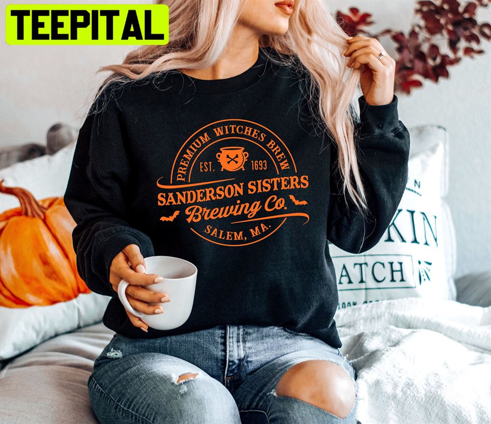 Sanderson Sister Brewing Co Halloween Unisex Sweatshirt Sanderson Sister Brewing Co Halloween Unisex Sweatshirt