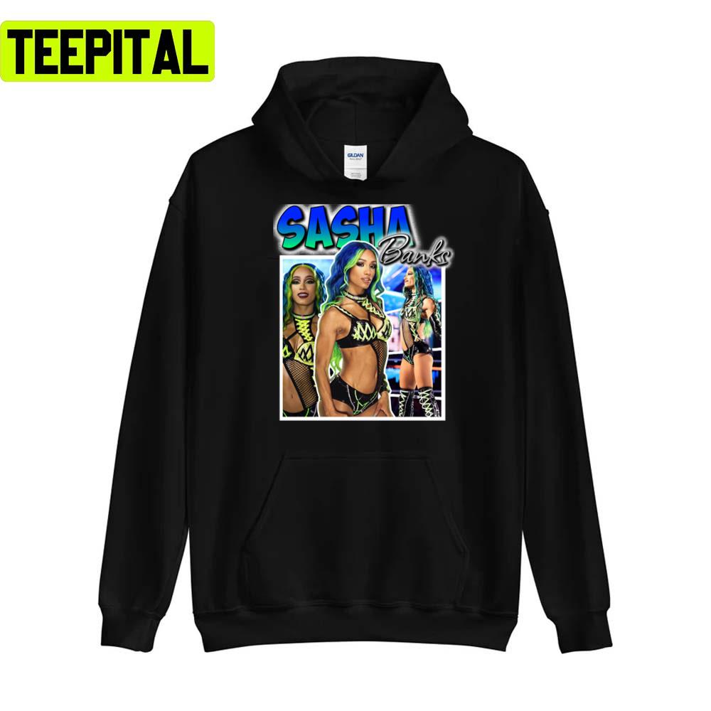 Sasha Banks Wwe Wrestling Women Champion Unisex T-Shirt Sasha Banks Wwe Wrestling Women Champion Unisex T-Shirt