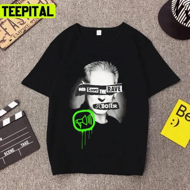 Save The Rave Scooter Techno Unisex T-Shirt Save The Rave Scooter Techno Unisex T-Shirt