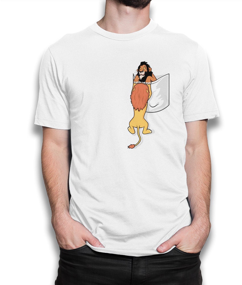 Scar And Mufasa In A Pocket The Lion King Unisex T-Shirt Scar And Mufasa In A Pocket The Lion King Unisex T-Shirt