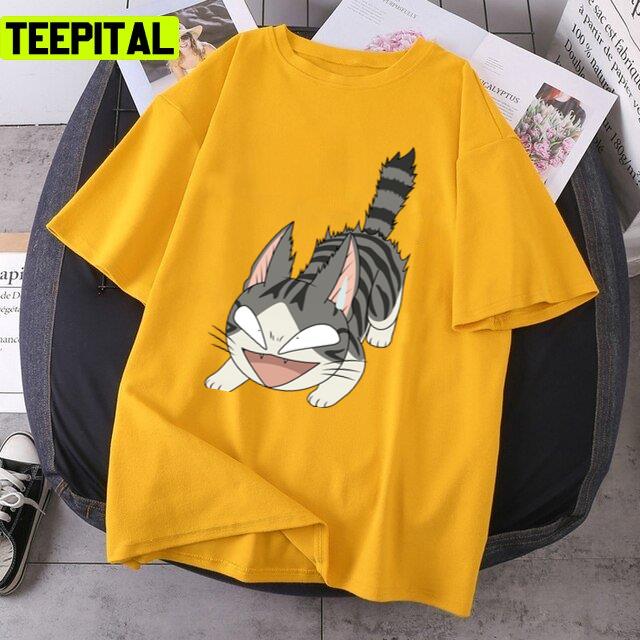 Scary Reaction Chi Cute Cat Unisex T-Shirt Scary Reaction Chi Cute Cat Unisex T-Shirt