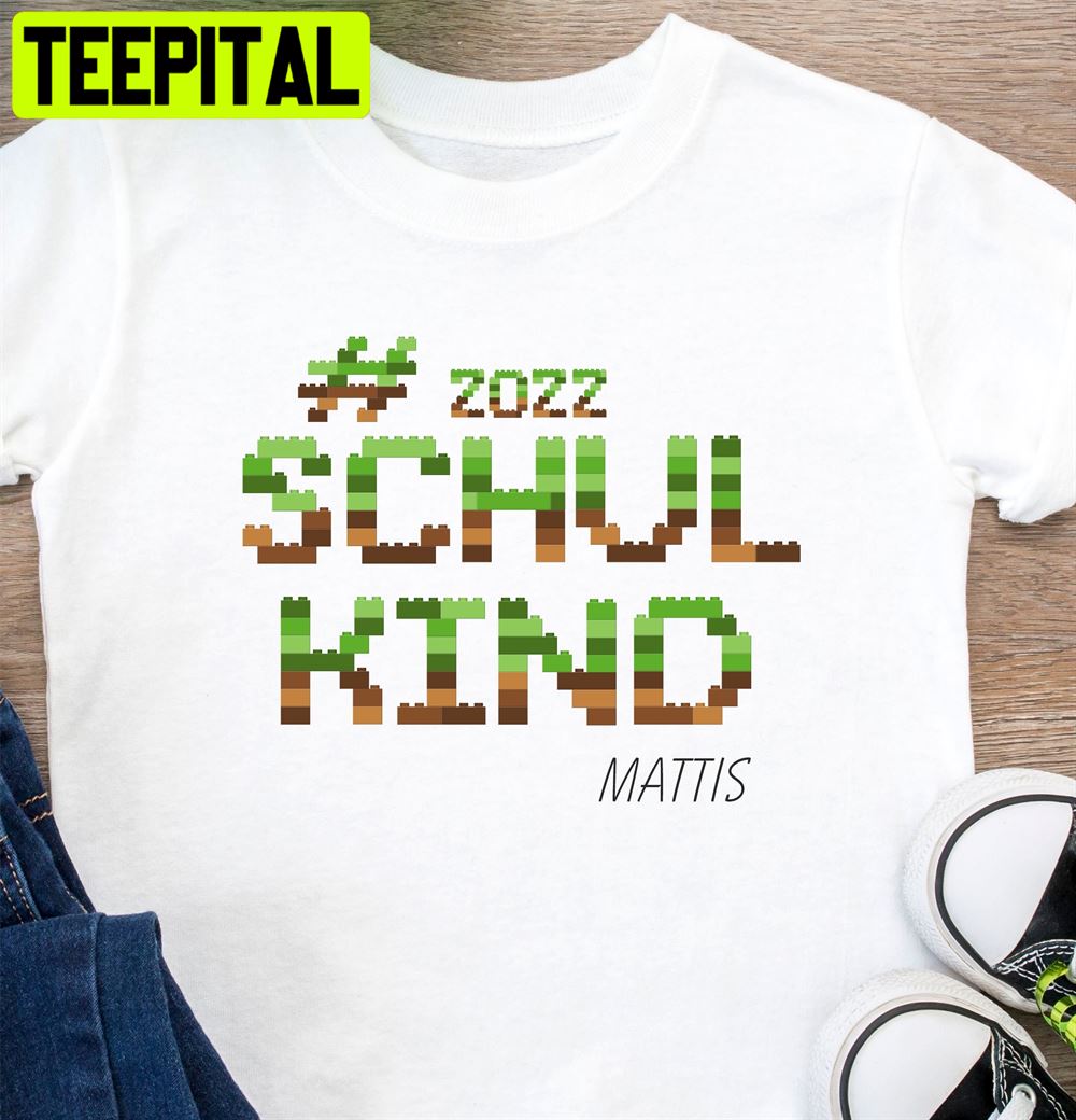 Schoolchild # 2022 Lego Bricks Unisex T-Shirt Schoolchild # 2022 Lego Bricks Unisex T-Shirt