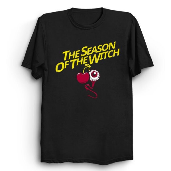 Season Of The Witch Occult Horror Vintage Distressed Cherry Flavour Witch Unisex T-Shirt Season Of The Witch Occult Horror Vintage Distressed Cherry Flavour Witch Unisex T-Shirt