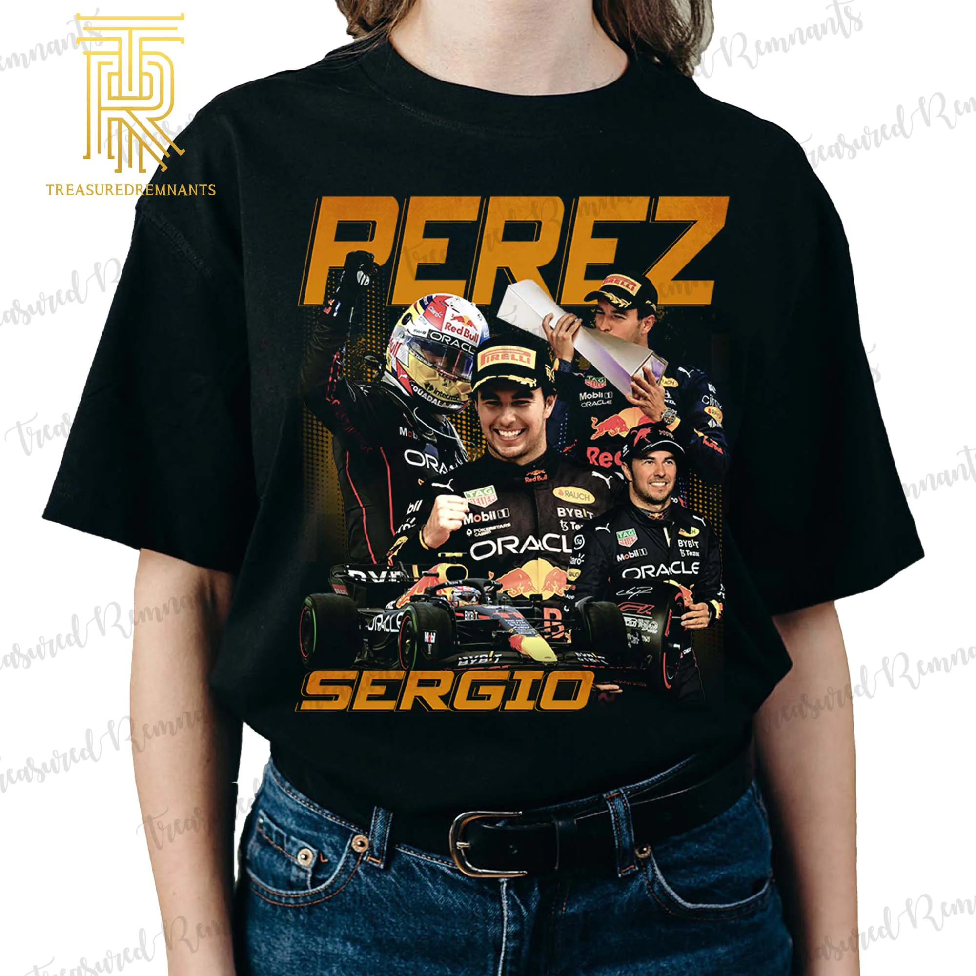 Sergio Perez Racing 90s Vintage Red Bull Racing Unisex T-Shirt Sergio Perez Racing 90s Vintage Red Bull Racing Unisex T-Shirt