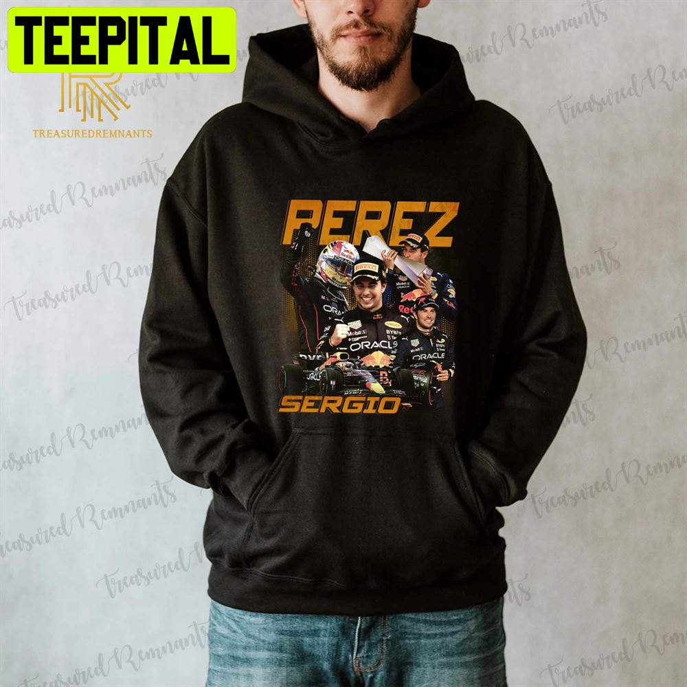 Sergio Perez Racing 90s Vintage Red Bull Racing Unisex T-Shirt Sergio Perez Racing 90s Vintage Red Bull Racing Unisex T-Shirt