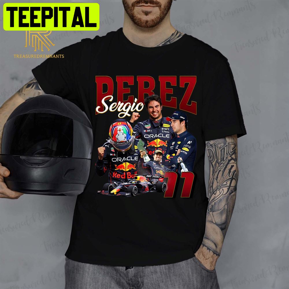 Sergio Perez Racing 90s Vintage Unisex T-Shirt Sergio Perez Racing 90s Vintage Unisex T-Shirt