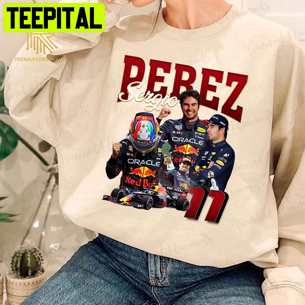 Sergio Perez Racing 90s Vintage Unisex T-Shirt Sergio Perez Racing 90s Vintage Unisex T-Shirt