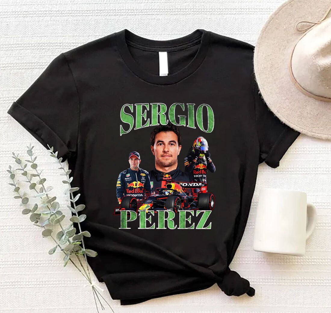 Sergio Pérez Shirt Driver Racing Championship Formula Racing Mexican Vintage 90s Design Unisex T-Shirt Sergio Pérez Shirt Driver Racing Championship Formula Racing Mexican Vintage 90s Design Unisex T-Shirt