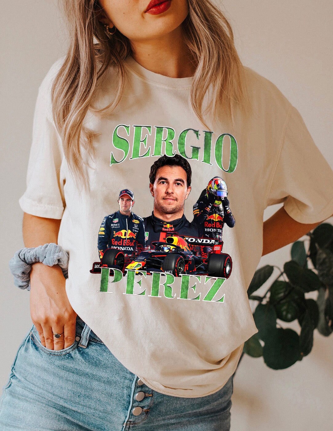 Sergio Pérez Shirt Driver Racing Championship Formula Racing Mexican Vintage 90s Design Unisex T-Shirt Sergio Pérez Shirt Driver Racing Championship Formula Racing Mexican Vintage 90s Design Unisex T-Shirt
