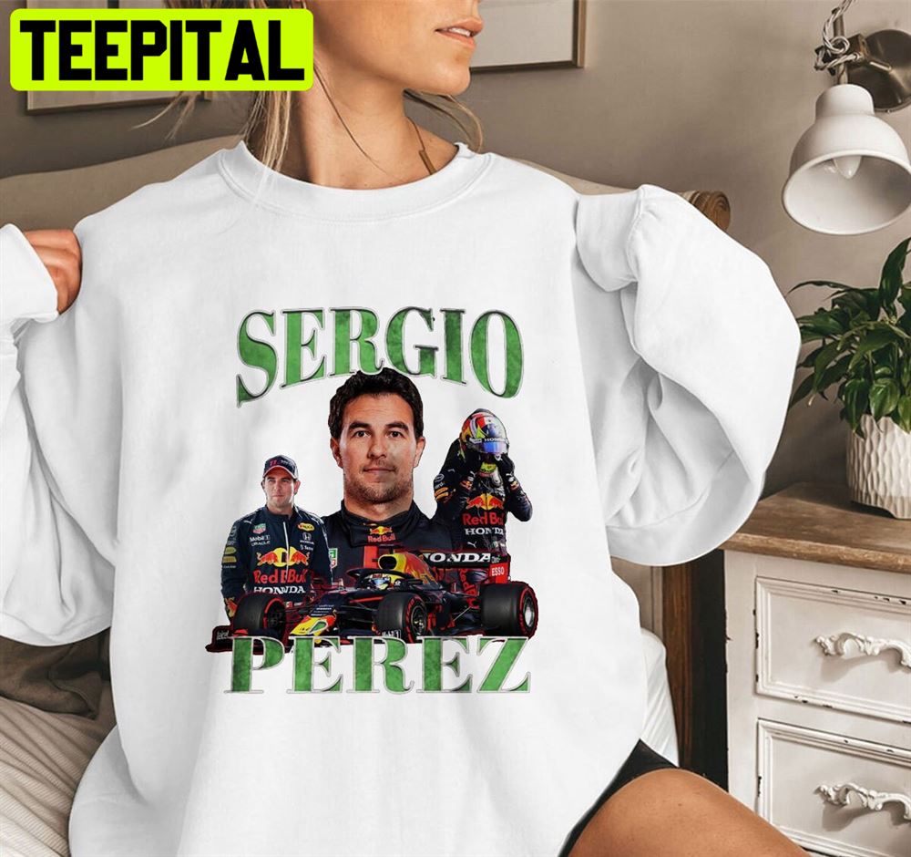 Sergio Pérez Shirt Driver Racing Championship Formula Racing Mexican Vintage 90s Design Unisex T-Shirt Sergio Pérez Shirt Driver Racing Championship Formula Racing Mexican Vintage 90s Design Unisex T-Shirt
