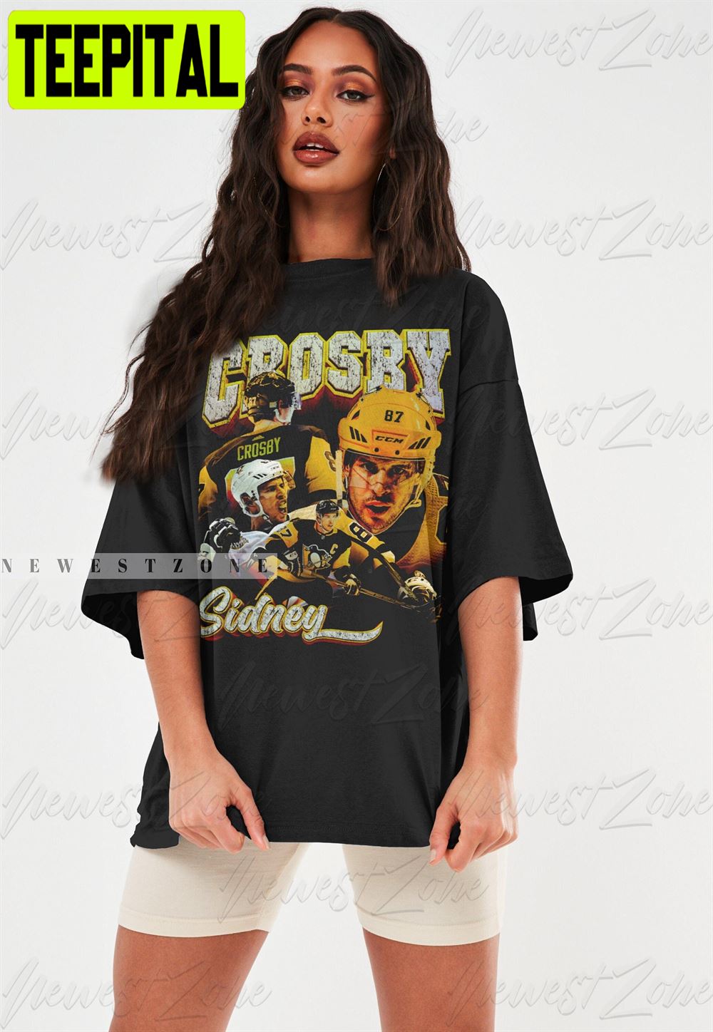 Sidney Crosby Ice Hockey Canadian Vintage Unisex T-Shirt Sidney Crosby Ice Hockey Canadian Vintage Unisex T-Shirt