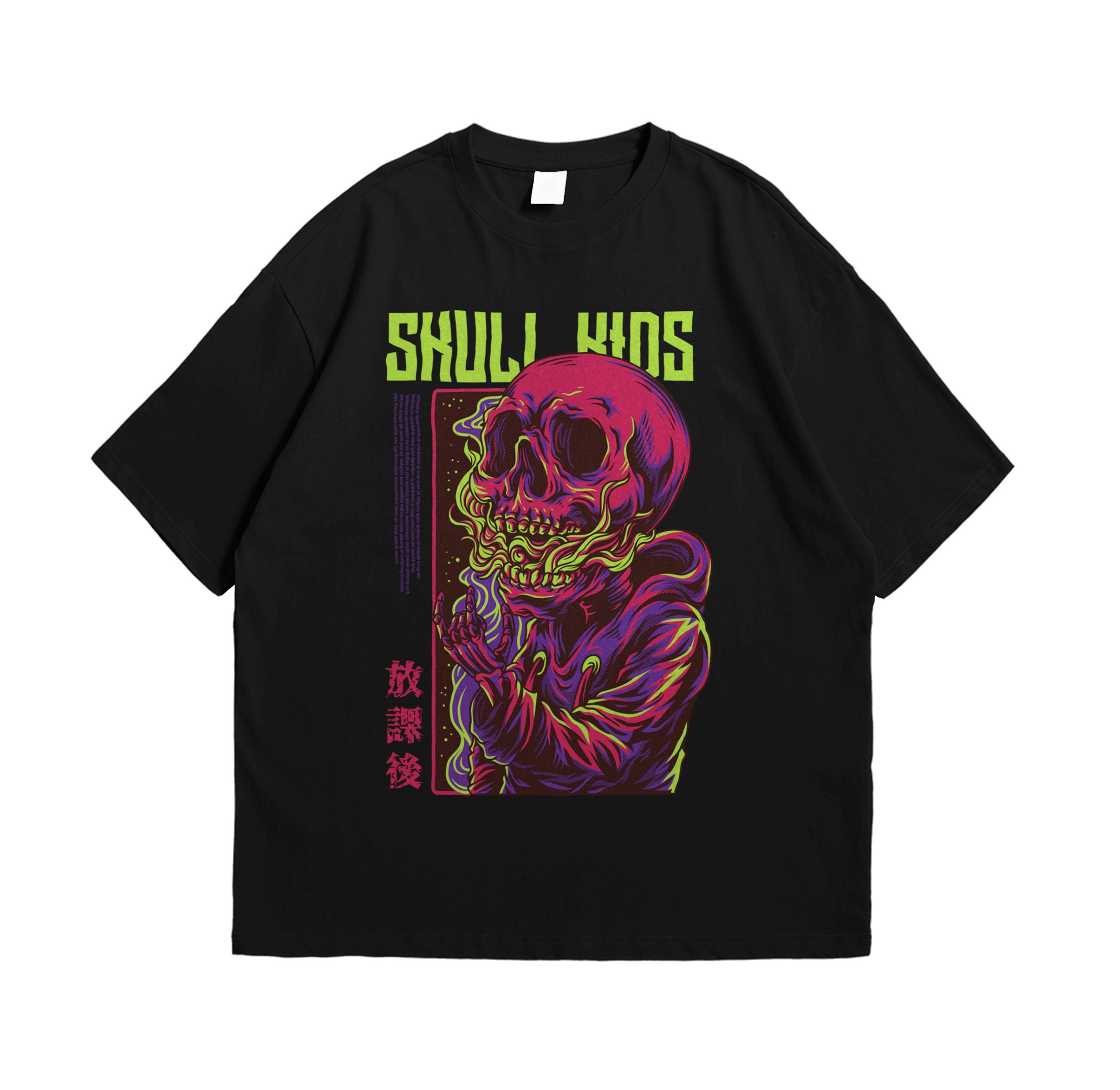 Skull Kids Urban Artwork Graphic Unisex T-Shirt Skull Kids Urban Artwork Graphic Unisex T-Shirt