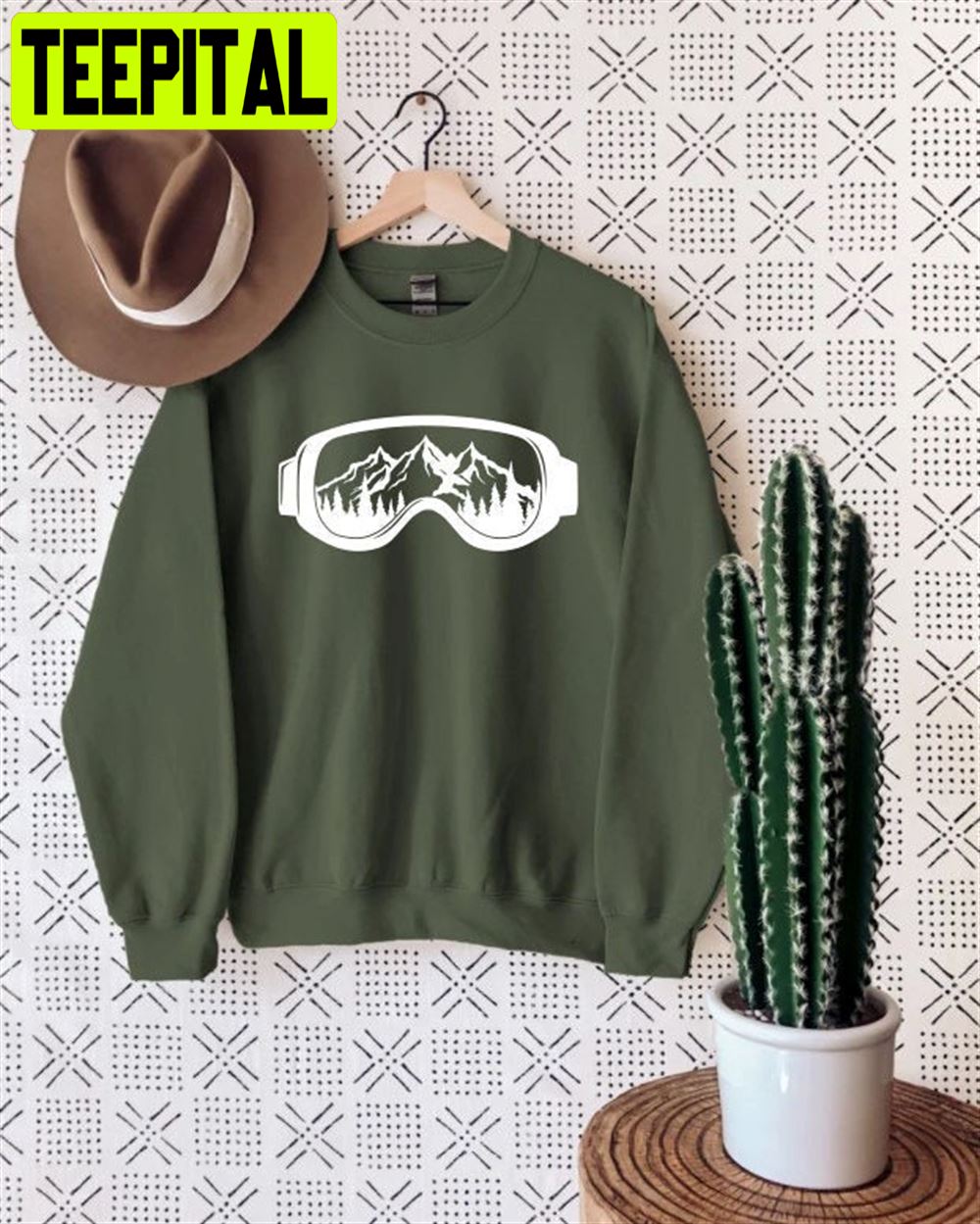 Snow Goggles Winter Sports Unisex Sweatshirt Snow Goggles Winter Sports Unisex Sweatshirt