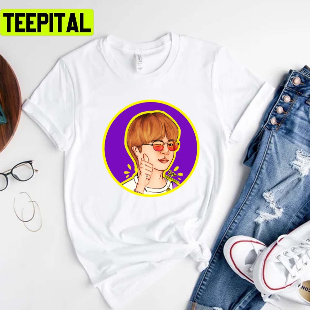 Sowoozoo Festa Bts Jin Thumbs Up Bangtan Boys Unisex T-Shirt Sowoozoo Festa Bts Jin Thumbs Up Bangtan Boys Unisex T-Shirt