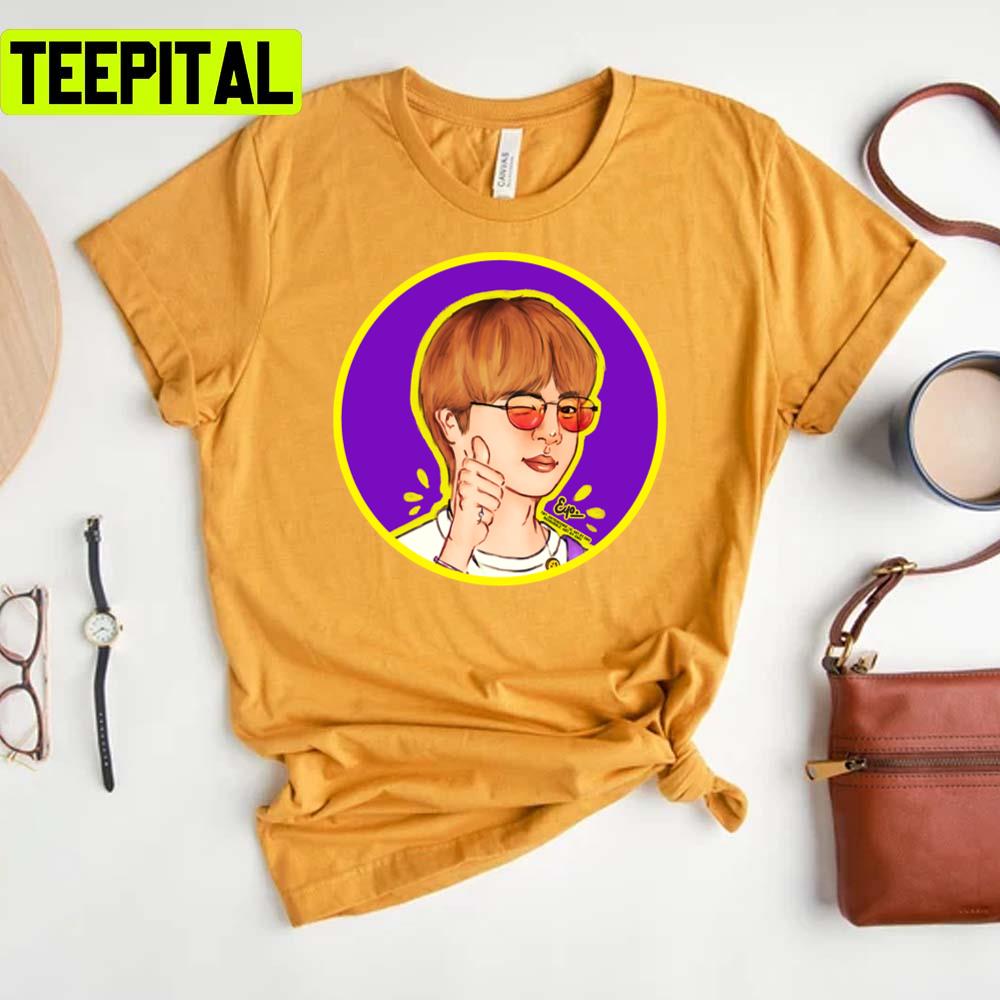 Sowoozoo Festa Bts Jin Thumbs Up Bangtan Boys Unisex T-Shirt Sowoozoo Festa Bts Jin Thumbs Up Bangtan Boys Unisex T-Shirt