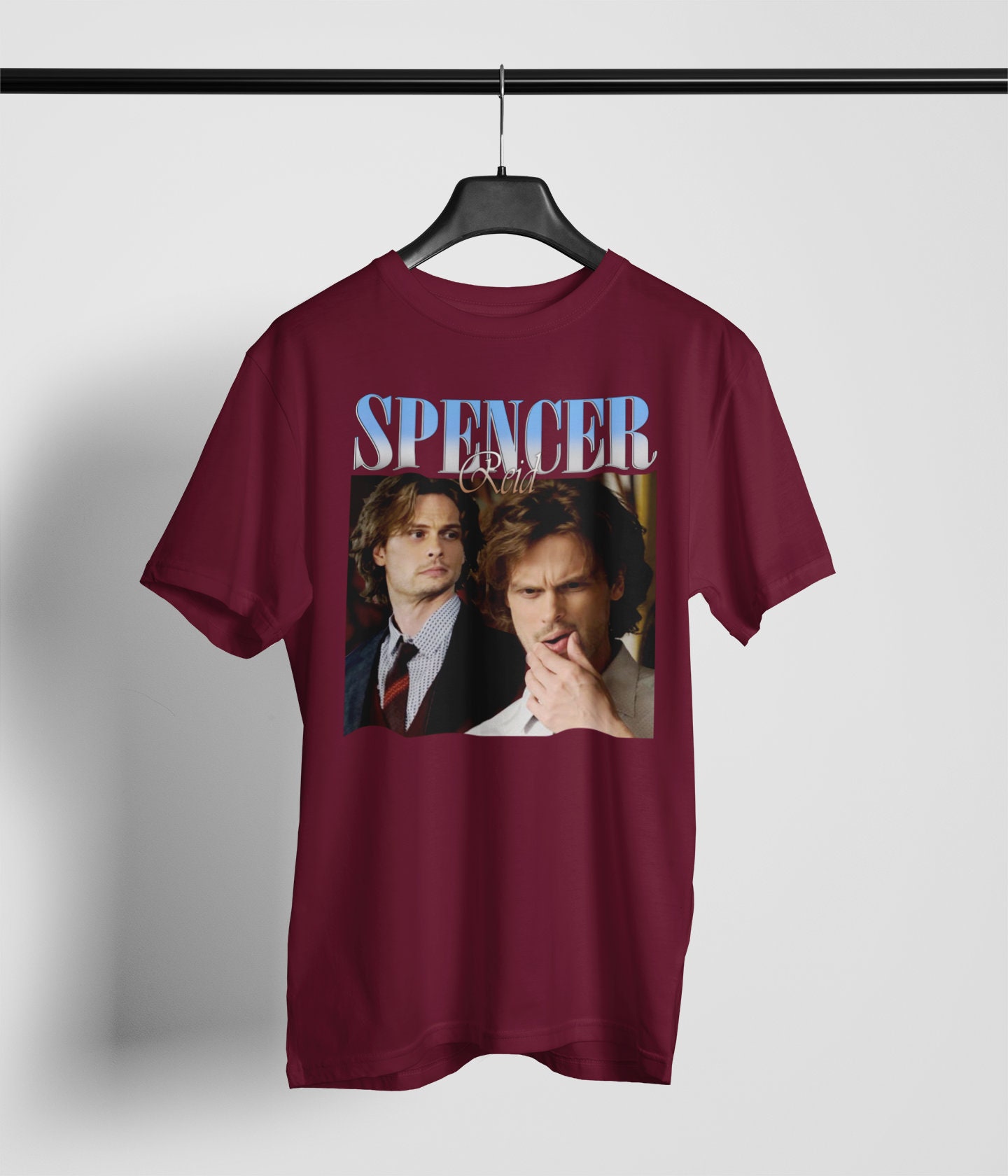 Spencer Reid Movie Inspired 90s Bootleg Rap Old School Unisex T-Shirt Spencer Reid Movie Inspired 90s Bootleg Rap Old School Unisex T-Shirt