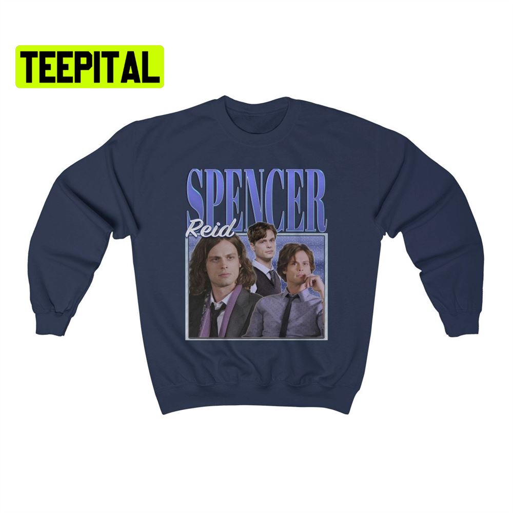 Spencer Reid Retro Vintage Art Unisex Sweatshirt Spencer Reid Retro Vintage Art Unisex Sweatshirt