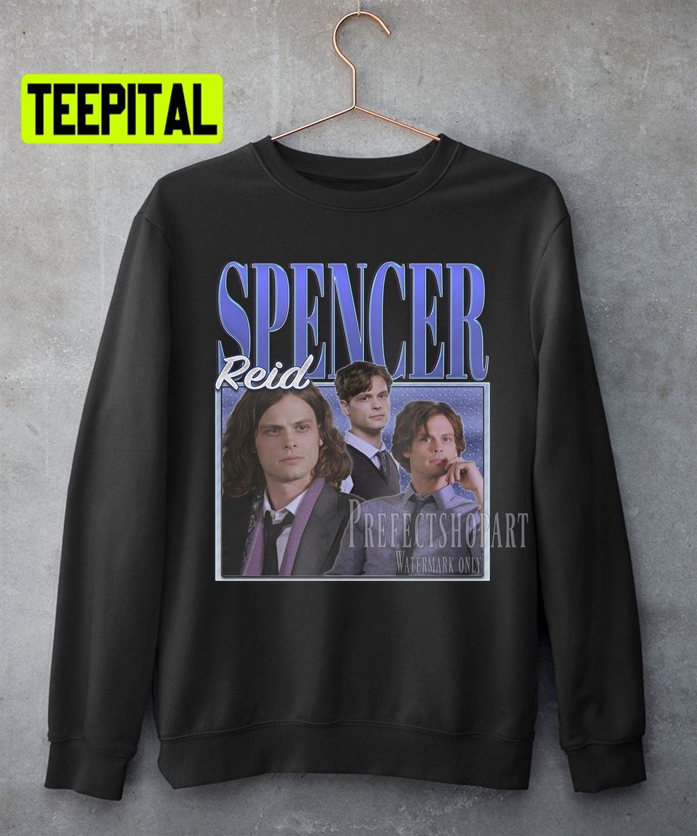 Spencer Reid Retro Vintage Art Unisex Sweatshirt Spencer Reid Retro Vintage Art Unisex Sweatshirt