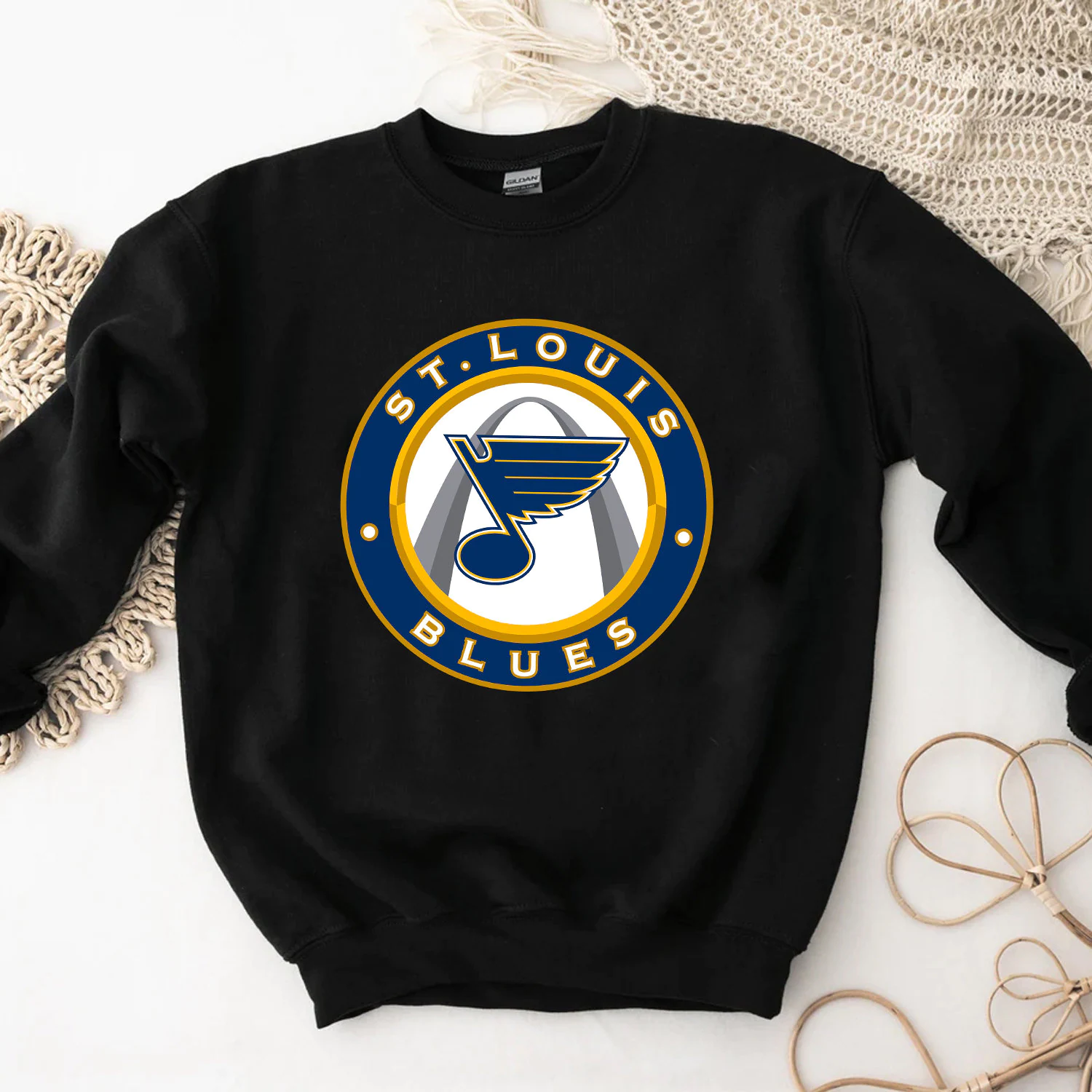 St Louis Blues Nhl Ice Hockey Sports Front Back Customized Text Number Unisex T-Shirt St Louis Blues Nhl Ice Hockey Sports Front Back Customized Text Number Unisex T-Shirt