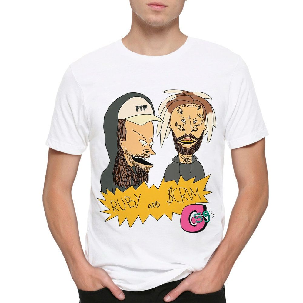 Suicide Boys Ruby and Scrim Cartoon T-Shirt Suicide Boys Ruby and Scrim Cartoon T-Shirt