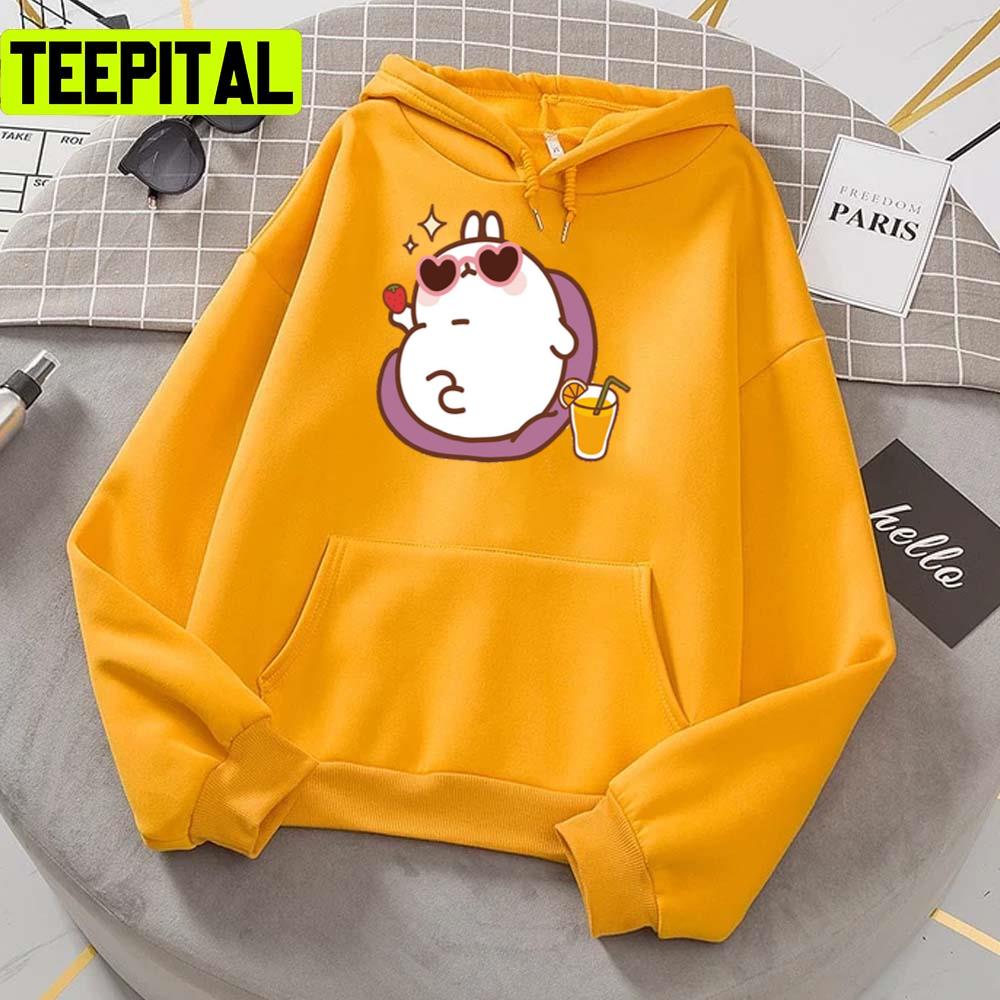Summer Vibes Happy Cute Molang Bunny Vibing Relaxed Fit Unisex T-Shirt Summer Vibes Happy Cute Molang Bunny Vibing Relaxed Fit Unisex T-Shirt