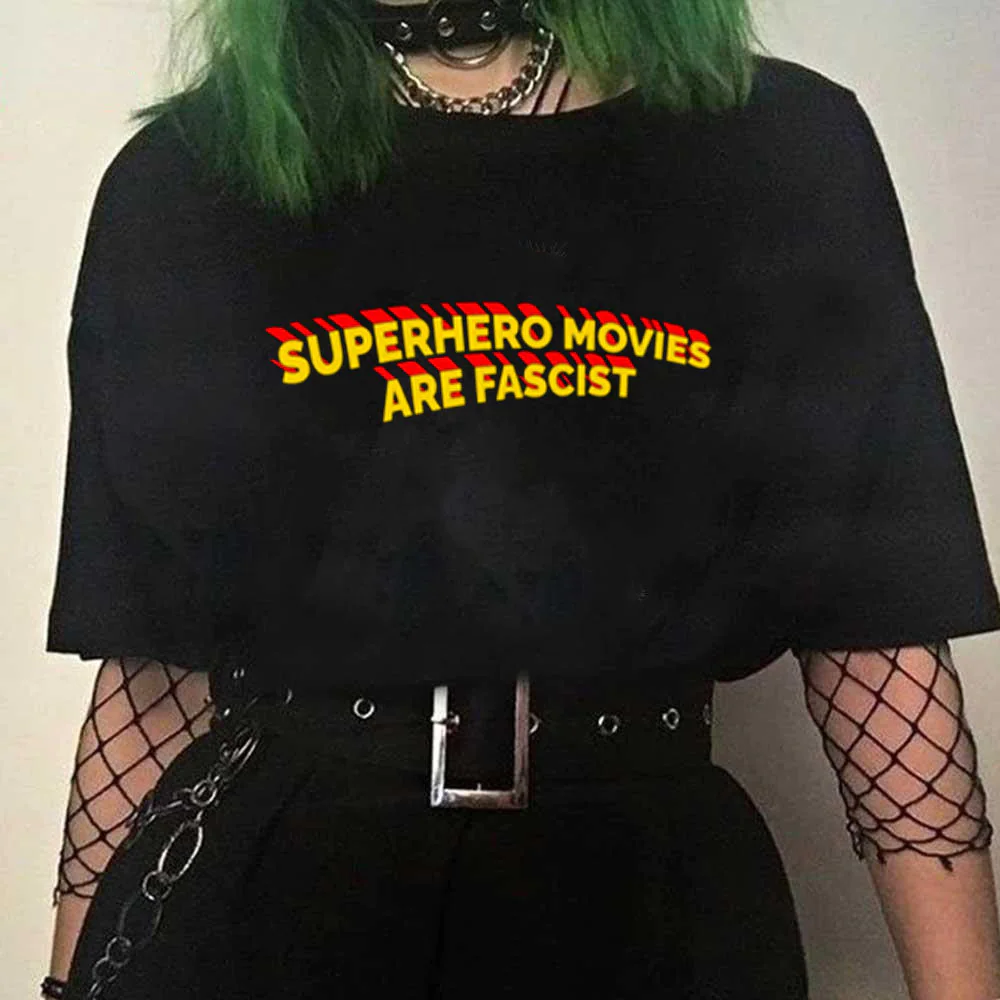 Superhero Movies Are Fascist Unisex T-Shirt Superhero Movies Are Fascist Unisex T-Shirt