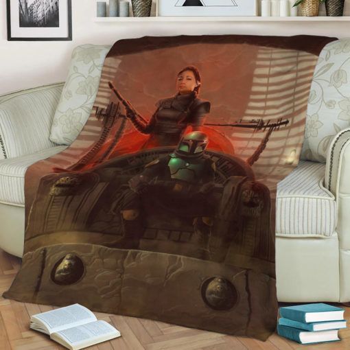 The Book Of Boba Fett Fleece Blanket Throw Blanket Gift The Book Of Boba Fett Fleece Blanket Throw Blanket Gift