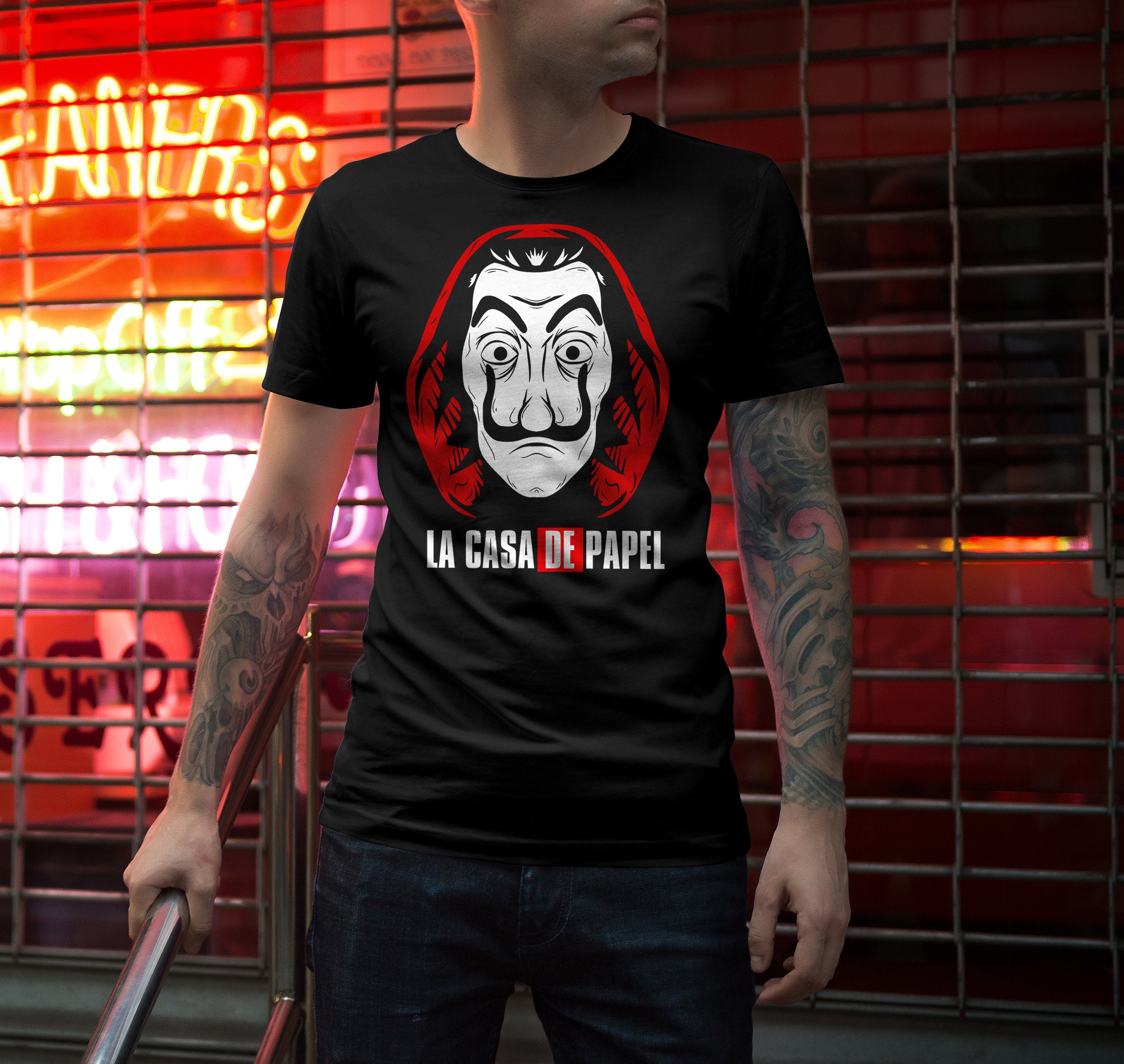The Face Mask La Casa Depapel Unisex T-Shirt The Face Mask La Casa Depapel Unisex T-Shirt