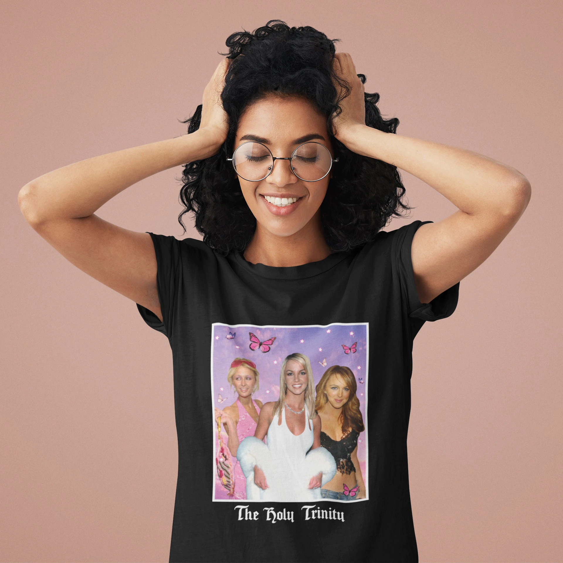 The Holy Trinity Paris Hilton Lindsay Lohan Britney Unisex T-Shirt The Holy Trinity Paris Hilton Lindsay Lohan Britney Unisex T-Shirt