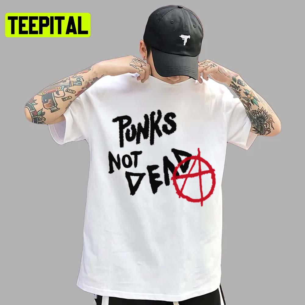 The Logo Art Punk Is Not Dead Unisex T-Shirt The Logo Art Punk Is Not Dead Unisex T-Shirt