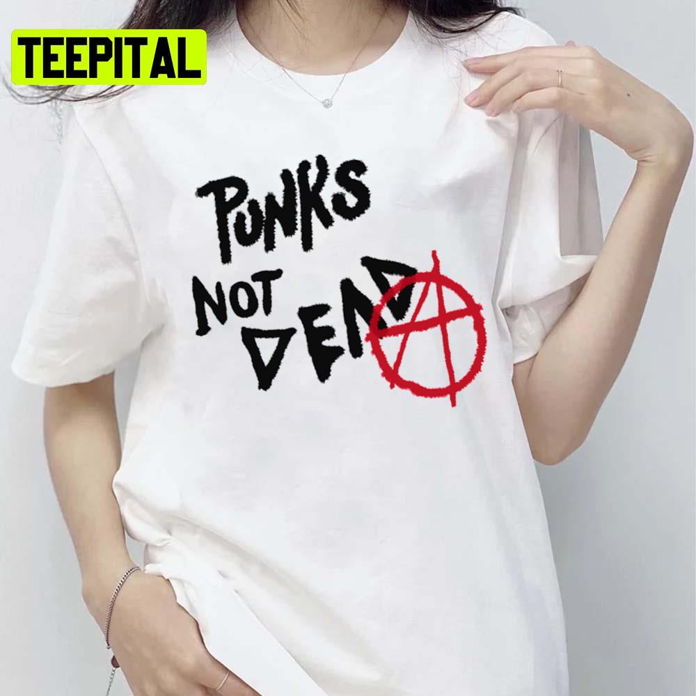 The Logo Art Punk Is Not Dead Unisex T-Shirt The Logo Art Punk Is Not Dead Unisex T-Shirt