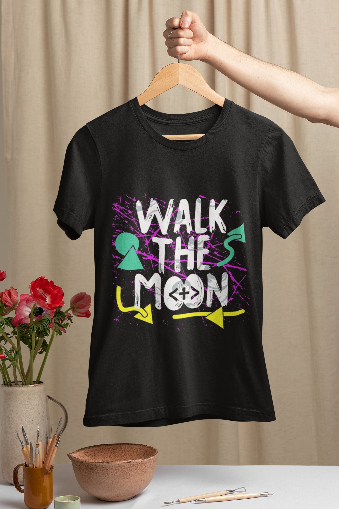 The Neon Walk The Moon Wtm Shut Up And Dance Talking Is Hard Neon Logo T-Shirt The Neon Walk The Moon Wtm Shut Up And Dance Talking Is Hard Neon Logo T-Shirt