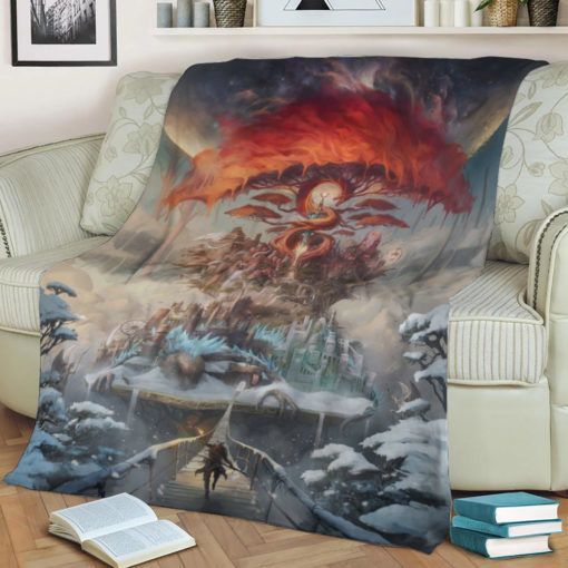 The Painted World Best Seller Fleece Blanket Throw Blanket Gift The Painted World Best Seller Fleece Blanket Throw Blanket Gift