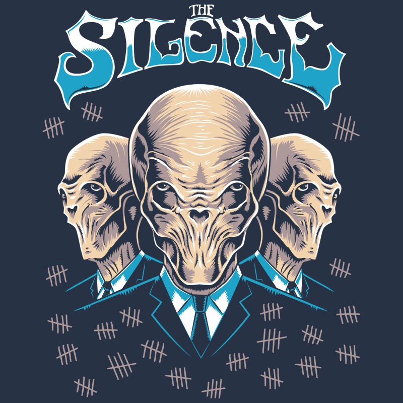 The Silence Doctor Who Sci Fi Monster Unisex T-Shirt The Silence Doctor Who Sci Fi Monster Unisex T-Shirt