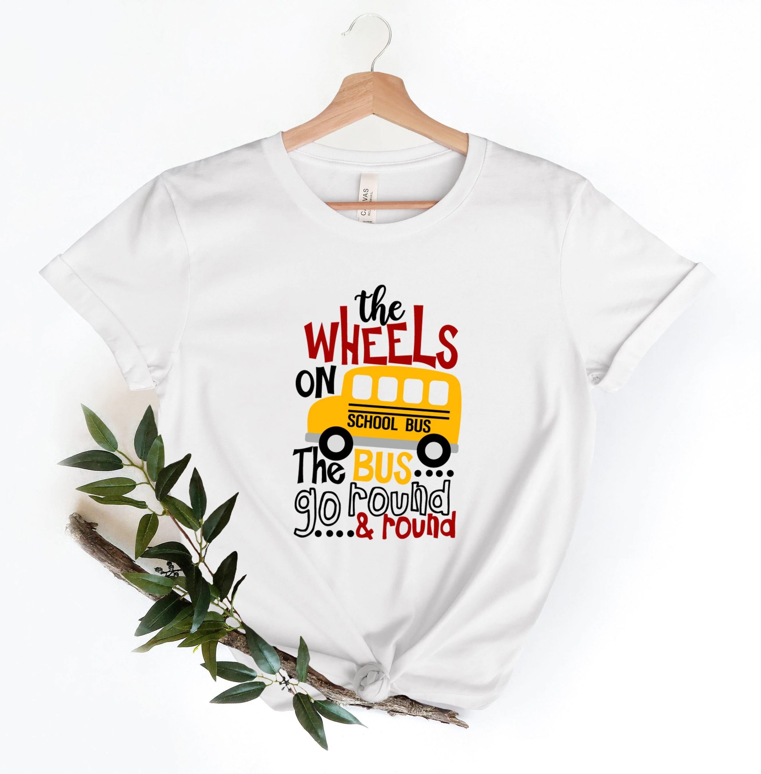 The Wheels On The Bus Go Back To School Cute Kids First Day Of School Unisex T-Shirt The Wheels On The Bus Go Back To School Cute Kids First Day Of School Unisex T-Shirt