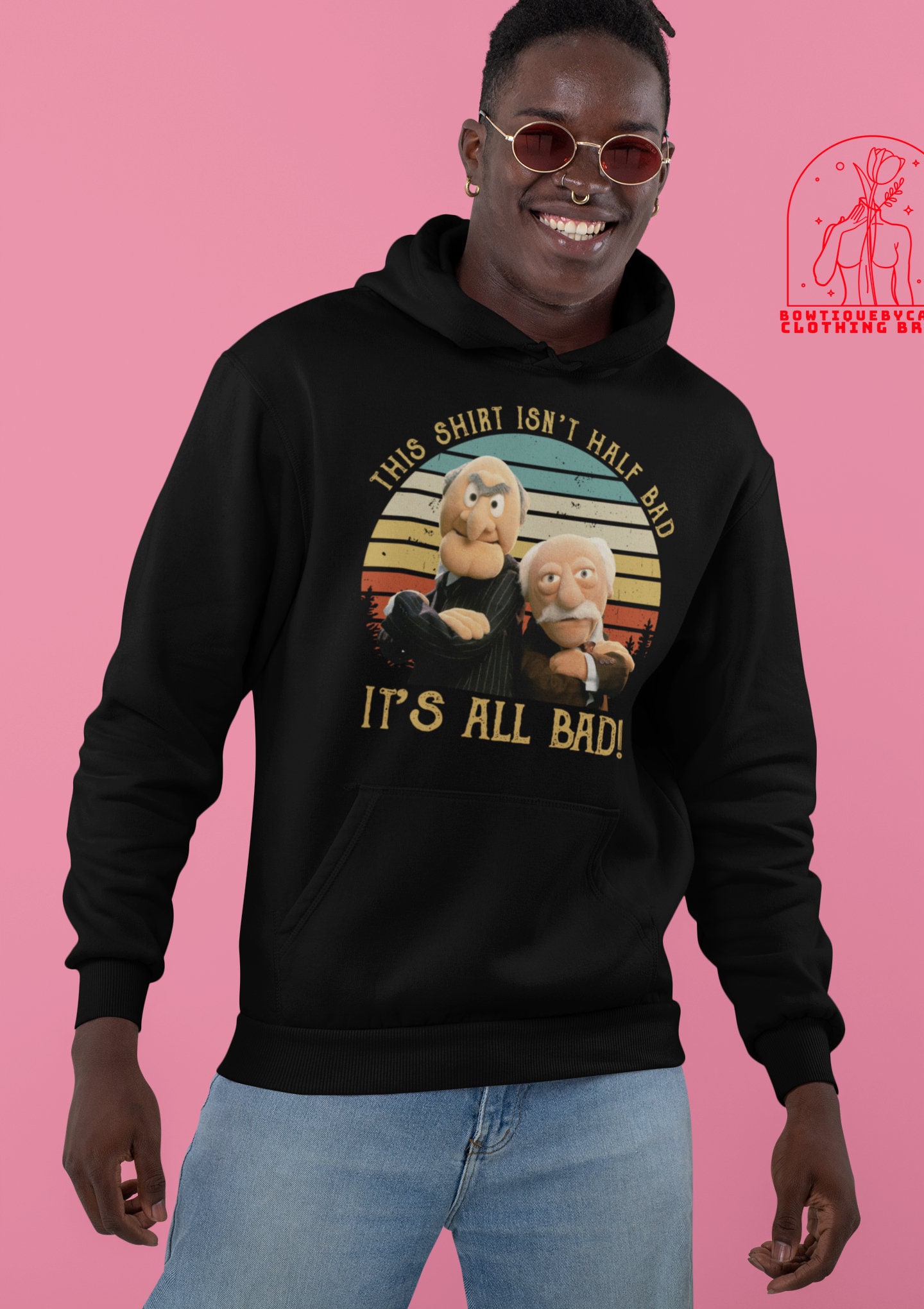 This Isn't Half Bad It's All Bad The Muppet Show Muppet Puppet Statler Waldorf Unisex T-Shirt This Isn't Half Bad It's All Bad The Muppet Show Muppet Puppet Statler Waldorf Unisex T-Shirt