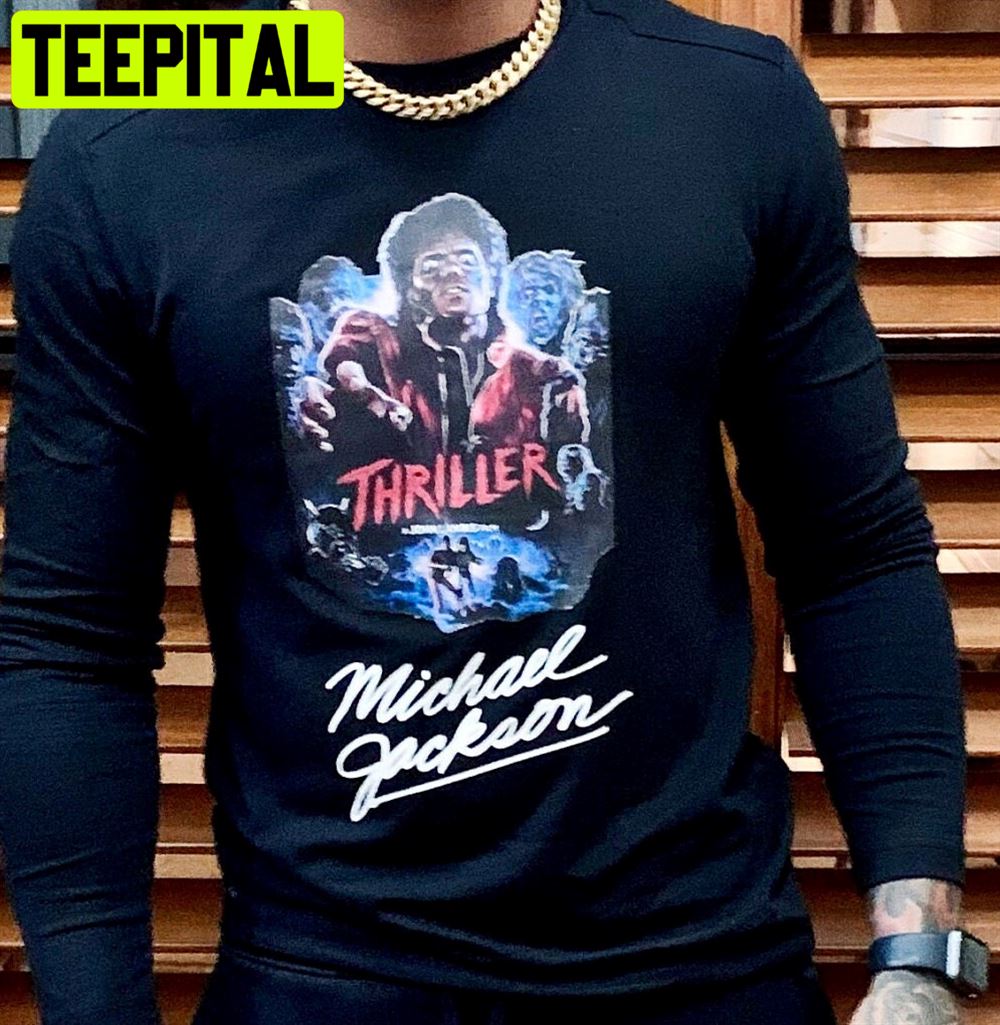 Thriller Halloween Michael Jackson Unisex Sweatshirt Thriller Halloween Michael Jackson Unisex Sweatshirt