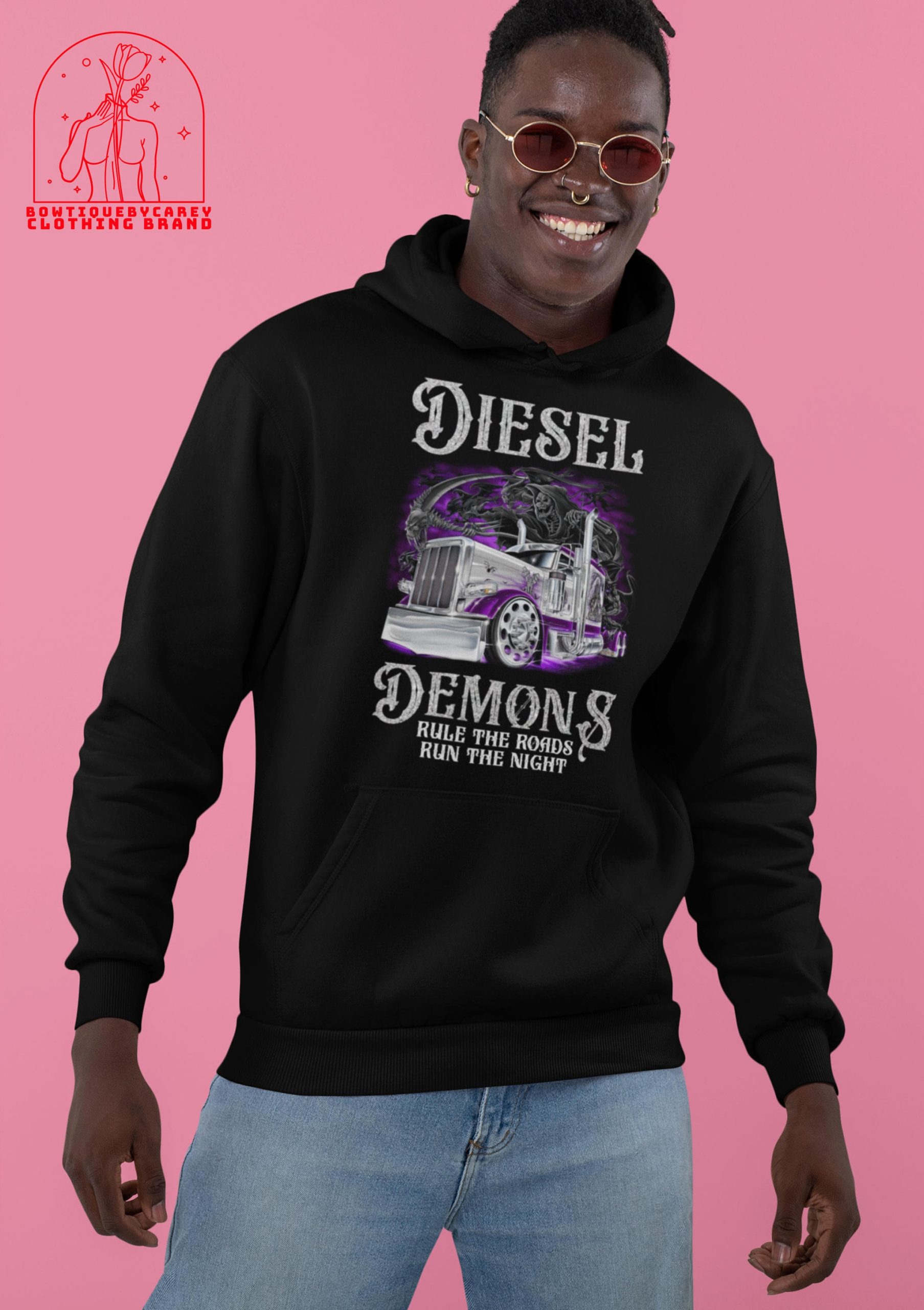 Trucker Diesel Demon And Rule The Road Run The Night Trucker Diesel Demon Driver Unisex T-Shirt Trucker Diesel Demon And Rule The Road Run The Night Trucker Diesel Demon Driver Unisex T-Shirt